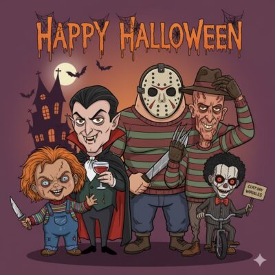 Halloween der Filmfiguren